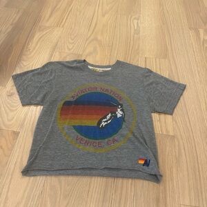 Aviator Nation Gray K
women's T-Shirt with Rainbow Logo